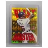 Andruw Jones 1997 Score Blast Masters Gold Ice