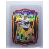 Brett Favre 2020 Select Purple Die Cut