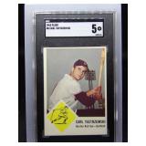 Carl Yastrzemski 1963 Fleer SGC 5