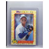 Ken Griffey Jr 1990 Topps Magazine