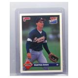 Chipper Jones 1993 Donruss Rookie