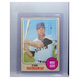 Carl Yastrzemski 1968 Topps