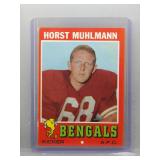 Horst Muhlmann 1971 Topps