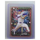 Jack Leiter 2024 Topps Holiday RC Silver SP