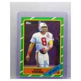 Steve Young Rookie 1986 Topps