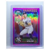 Anthony Volpe 2024 Topps Chrome Pink