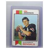 Ken Anderson Rookie 1973 Topps Low Grade