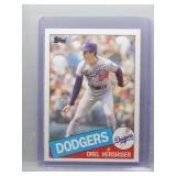 Orel Hershiser Rookie 1985 Topps