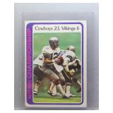 77 NFC Champ Game/ Staubach 1978 Topps