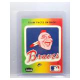 Braves Sticker 1983 Fleer