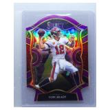 Tom Brady 2020 Select Purple Die Cut