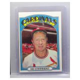 Red Schoendienst 1972 Topps