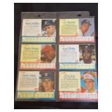 6 Card Lot 1962 Post