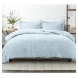 NEW - Light Blue Twin 2-Piece Duvet Cover Set