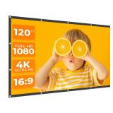 VANKYO Projector Screen 120 inches 16:9