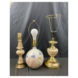 3 Decorative Lamps all tested and work