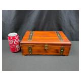 Wooden Box w Latch and Dove Tail Woodwork