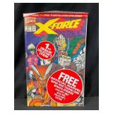 X-Force #1 Marvel 1991 Sealed Polybag w Card Lot 1