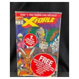 X-Force #1 Marvel 1991 sealed Polybag Lot 4