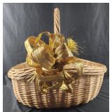 19x18x17 large basket with ribbon