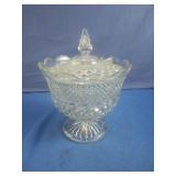 Anchor Hocking Wexford Footed Candy Dish