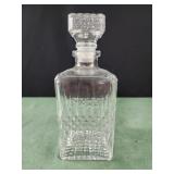 Liquor decanter clear glass