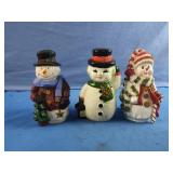 Snowmen figurines