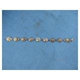 Monet fashion jewelry silver with blue stones