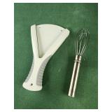 Pampered chef whisk, jar opener