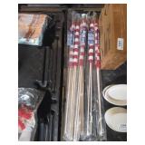 12 x 18 US flags. 6-2 CT packs