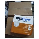 ProCare x large protective underwear. 2 new cases