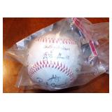 Vintage New York Yankees Team Signed Baseball in