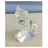 Vintage Fenton crystal cat figurine