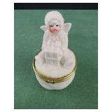 Vintage Snowbaby Trinket Box, K