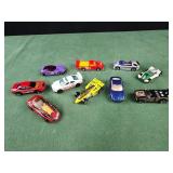 Assorted HotWheels cars