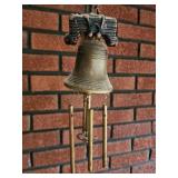 Liberty bell wind chime