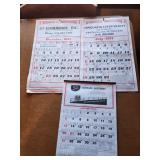 3 paper calenders, 2013, 2012, 2024