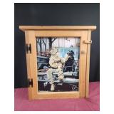 16x19x6 wooden cabinet ducks unlimited