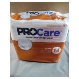 Pro+Care protective XL underwear. 4-14 packs.