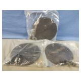 Set of 3 packs of 2-7" grinding disks. Unopened