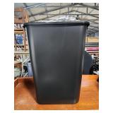 Coast wide black kitchen trash can