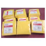 Box of 12 yellow beverage napkins