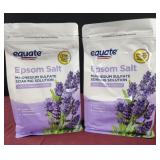 2 Equate Epsom Salt lavender 3lb bags