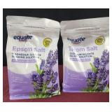 2 Equate Epsom Salt lavender 3 lb bags