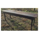 Two Board Farm House table  8.5ft long