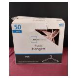 Mainstays 50 pack plastic hangers