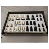 Vintage chess pieces