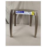 Plastic stackable side table 16 x 16