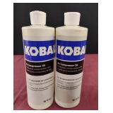 Kobalt air compressor oil 2-16 fl oz bottles