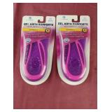 Sofcomfort gel arch supports. Women